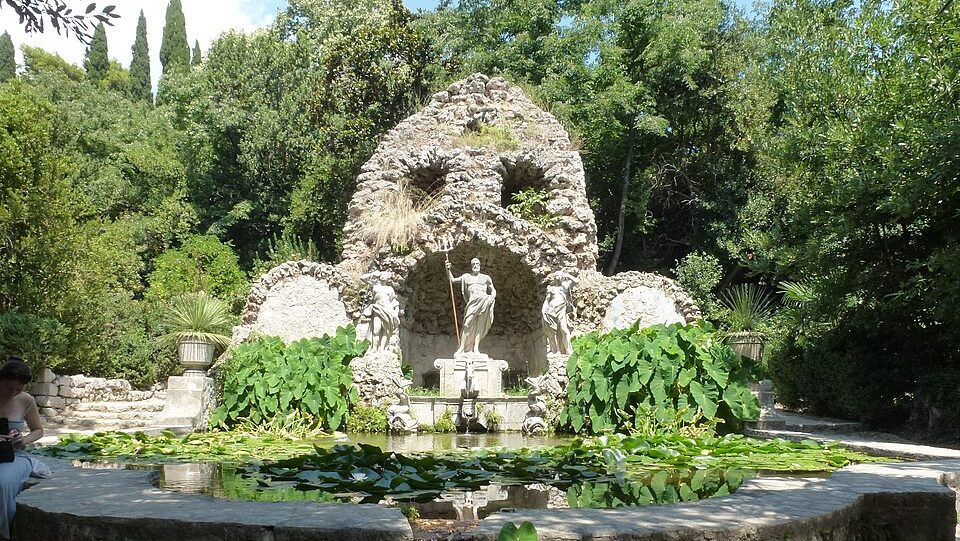 Trsteno Arboretum fountain