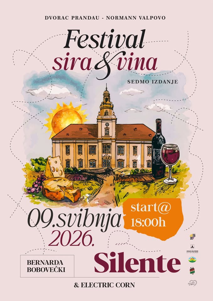 Festival sira i vina Valpovo 2026 dvorac Prandau Normann publika