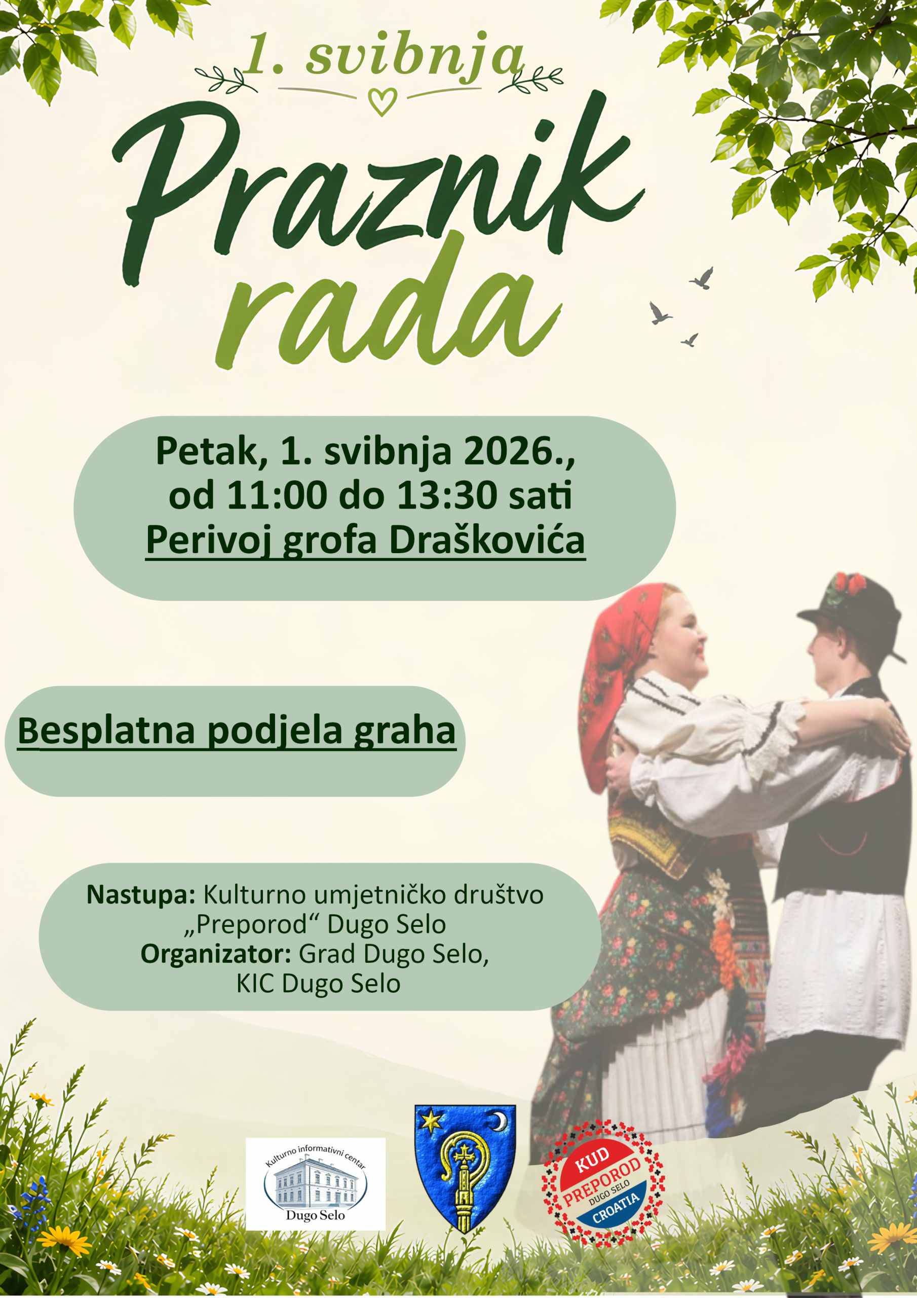 Prvi maj 2026-dugo selo