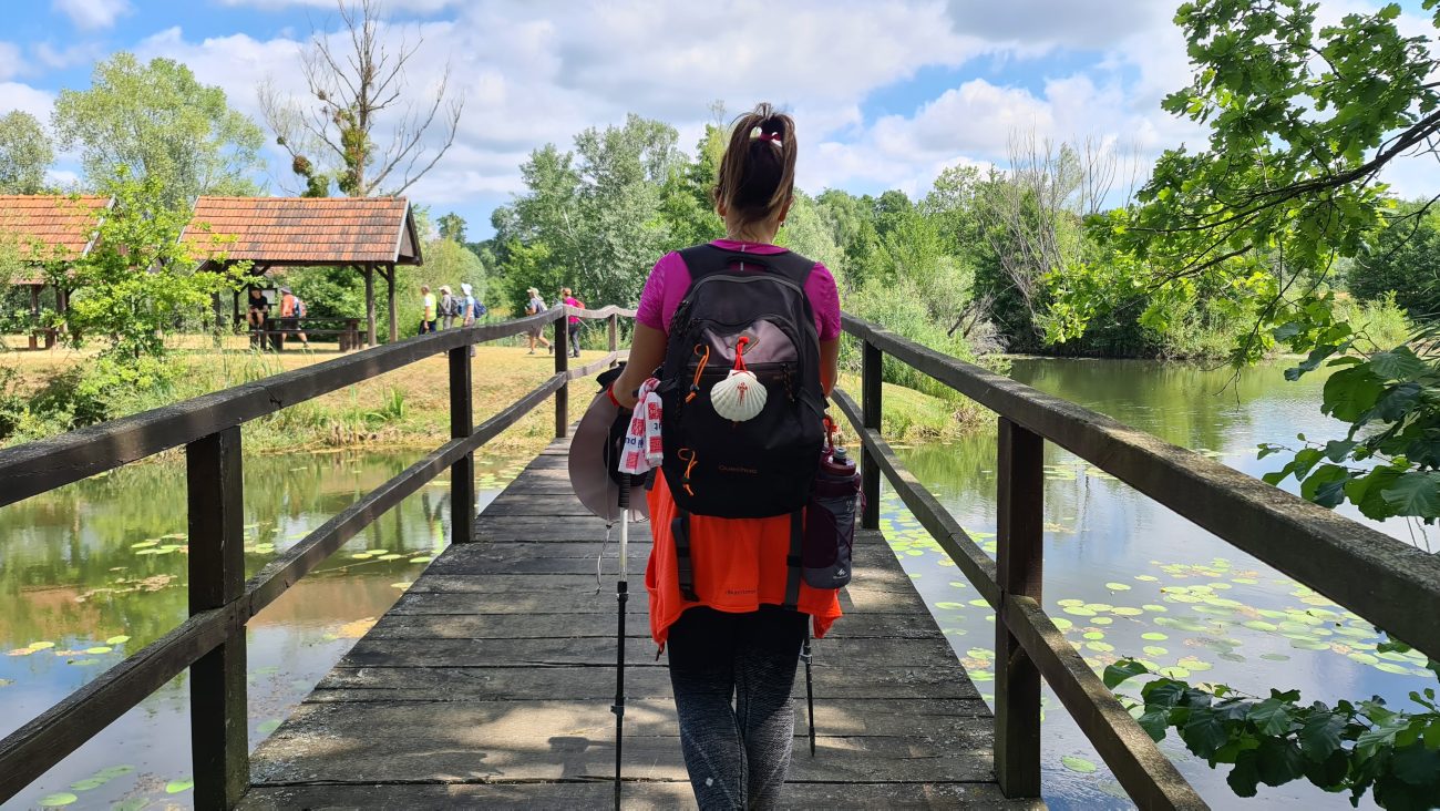 Hodočasnica na Camino Podravina ruti