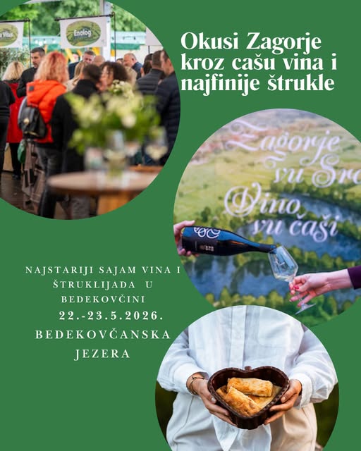 58. Sajam i izložba zagorskih vina 2026. na Bedekovčanskim jezerima