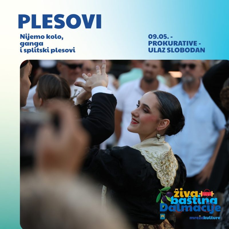 Živa baština Dalmacije na Prokurativama u Splitu